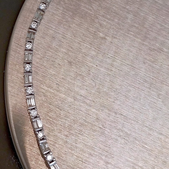 Custom Made Diamond Necklace 18" (98 Diamonds) approximate 10 Carats/36gr. VS1/2 - Picture 16 of 16